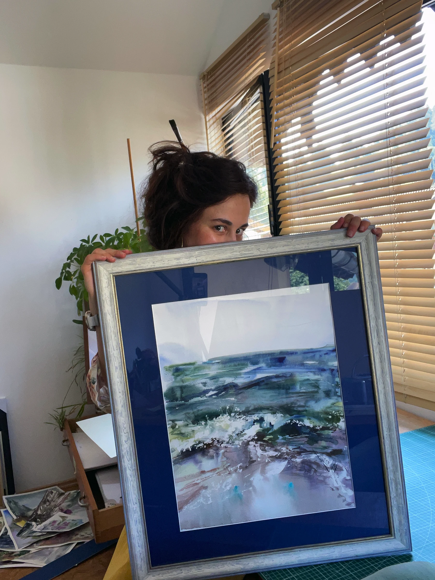 Bild – das fertige Aquarell von Margareta Maletska